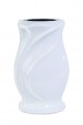 Náhrobní váza White 22 x 14 cm
